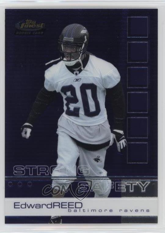 2002 Topps Finest Ed Reed #109 HOF 09o1