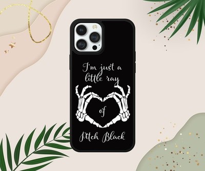 SKELETT SARKASTISCH LUSTIG ZITAT GOTHIC HANDYHÜLLE FÜR IPHONE SAMSUNG PIXEL