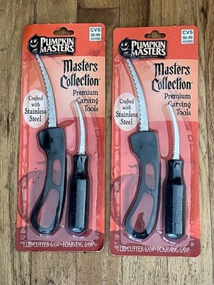 Pumpkin Masters Premium Carving/Cutter Saw Tools Stainless Steel  LOT of 2