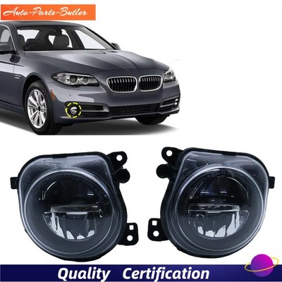 Pair Front Bumper Driving Fog Light Lamp Assy For BMW 528i 535i 550i 2014-2016