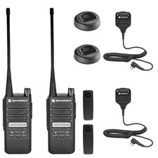 Motorola CP100D Analog , UHF Portable Two Way Radio With Display and Limited