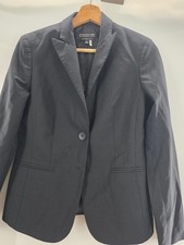 Jones New York Collection Platinum Black Stretch Blazer Size 4