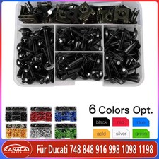 177X Für Ducati 848 916 998 1098 1198 Motorrad Zubehör Verkleidung Schrauben Kit