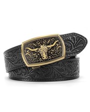 BELTROAD Mens Ratchet Western Belt Leather Black Cowboy Ratchet Belts for Men...
