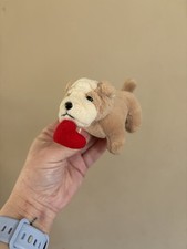 Keel Toys British Bull Dog Puppy With Heart Small Soft Toy