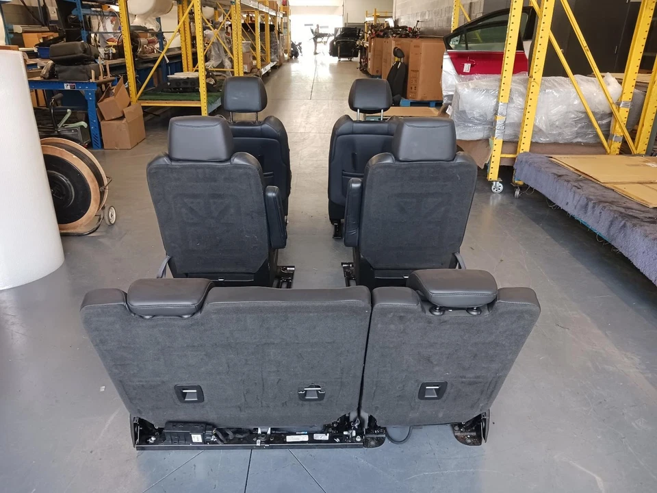 '16-'20 CADILLAC ESCALADE ESV Juego de asientos completo cuero negro eléctrico OEM Foto 2 de 4