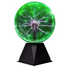mcoplus 7inch Green Plasma Ball, Plasma Lamp/Light, Plasma Electric Nebula Li...