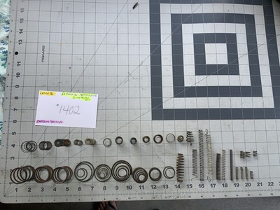 #ad *USED* PRESSURE SPRINGS LOT OF 36 ASSORTED SIZES SCRAP METAL ART PROJECTS $24.95