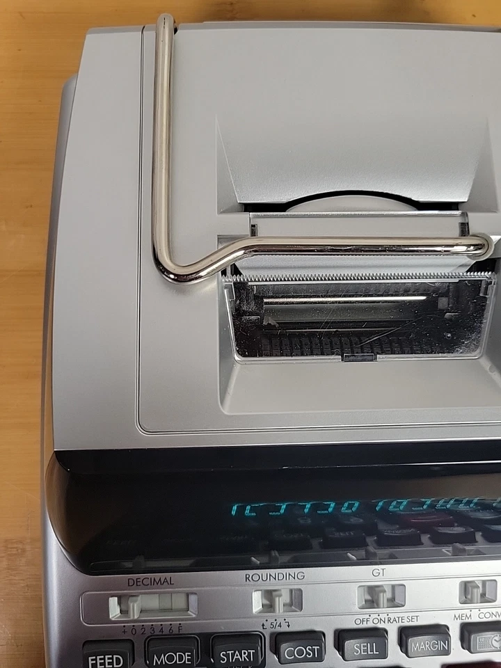 Canon MP11DX-2 Color Printing Calculator, Desktop Clock & Calculator - 12 Digit - Image 4 of 4