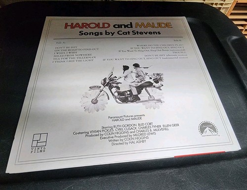 Harold and Maude Soundtrack Vinyl LP With 7 Inch & Booklet Vinyl Films Label. - Picture 2 of 2