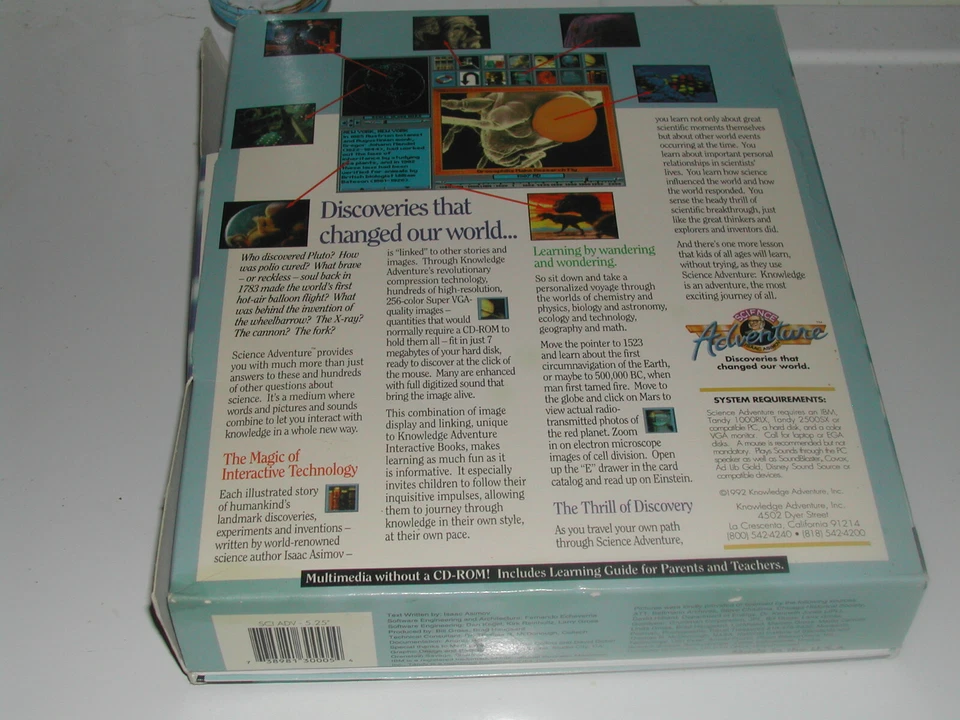 scifance advetures Isaac Asimov's 5 1/2 disk - Image 2 of 4