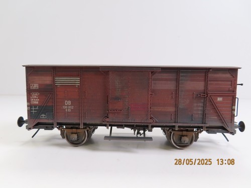 (0EY12) LENZ Spur 0 Güterwagen G10 der DB, patiniert von W.Gutheil, OHNE OVP - Picture 3 of 9