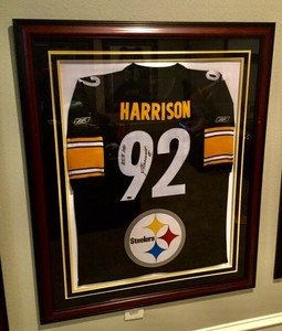 steelers framed jersey