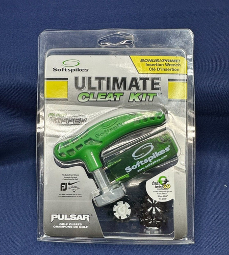 Pack De 18 Crampons PULSAR Softspikes Fast Twist 3.0 - Pour Chaussures De Golf, Noirs