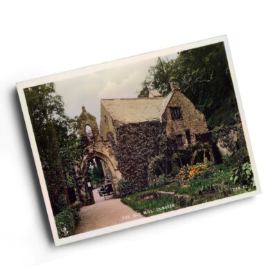 A3 PRINT - Vintage Somerset - The Old Mill, Dunster (cc) | eBay UK