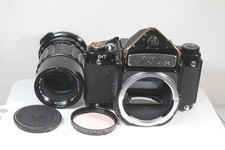 AS IS Pentax 6x7 67 Eye Level Medium Format Camera SMC Takumar 200mm F/4 Lens