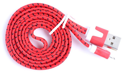 Braided FLAT 3ft/6ft/10ft Micro USB Charger Cable Cord for Android Phone Lot