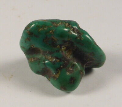 Buy OLD TIBETAN REAL TURQUOISE FREEFORM NUGGET BEAD 100 + Years Old FANTASTIC PATINA