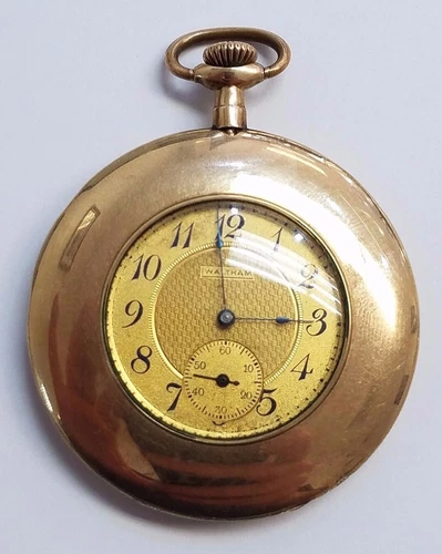 ANTIQUE ,WALTHAM GOLD FILLED POCKET WATCH , 15 JEWELS