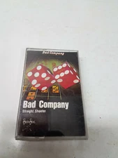 Vintage Bad Company Straight Shooter Cassette Tape CSS-8413