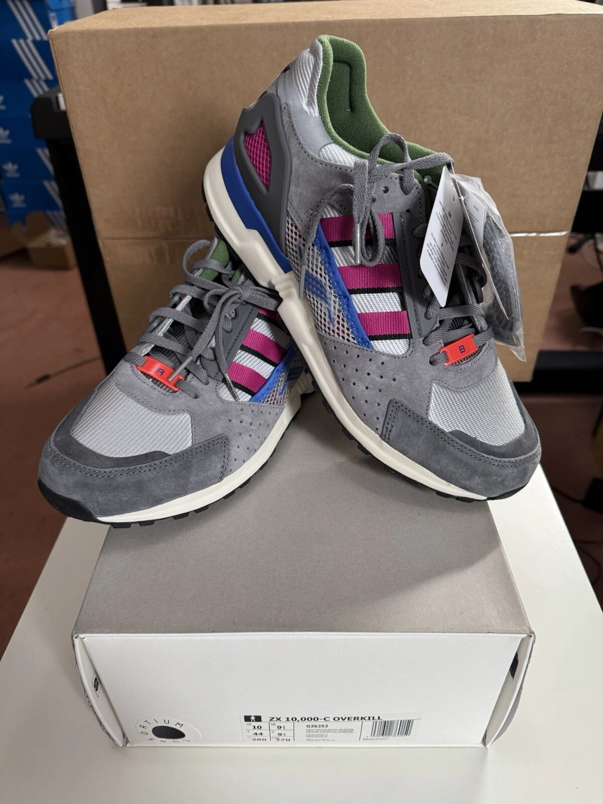 Adidas Consortium 10000 C Overkill UK 9 nuove con etichette