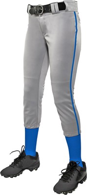 YOUTH GIRLS Champro Tournament Low Rise Braid Softball Pants Baseball Fast Pitch