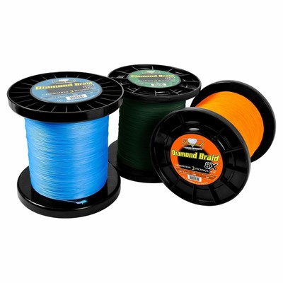 Diamond Braid Generation III 8x Fishing Line -3000 Yards- Pick Color/Test