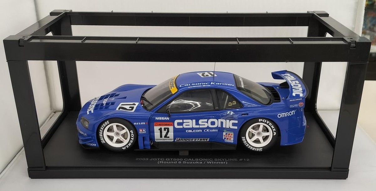 Autoart 1/18 Calsonic Skyline GT500 Suzuka Winner 2003 Blue Autoart 1/18 Calsonic Skyline GT500 Suzuka Winner 2003 Blue