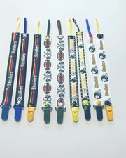 Handmade Pacifier Holder - Sports - Football Pittsburgh Steelers
