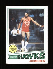 1977-78 Topps Basketball Set Break #98 JOHN DREW - ATLANTA HAWKS
