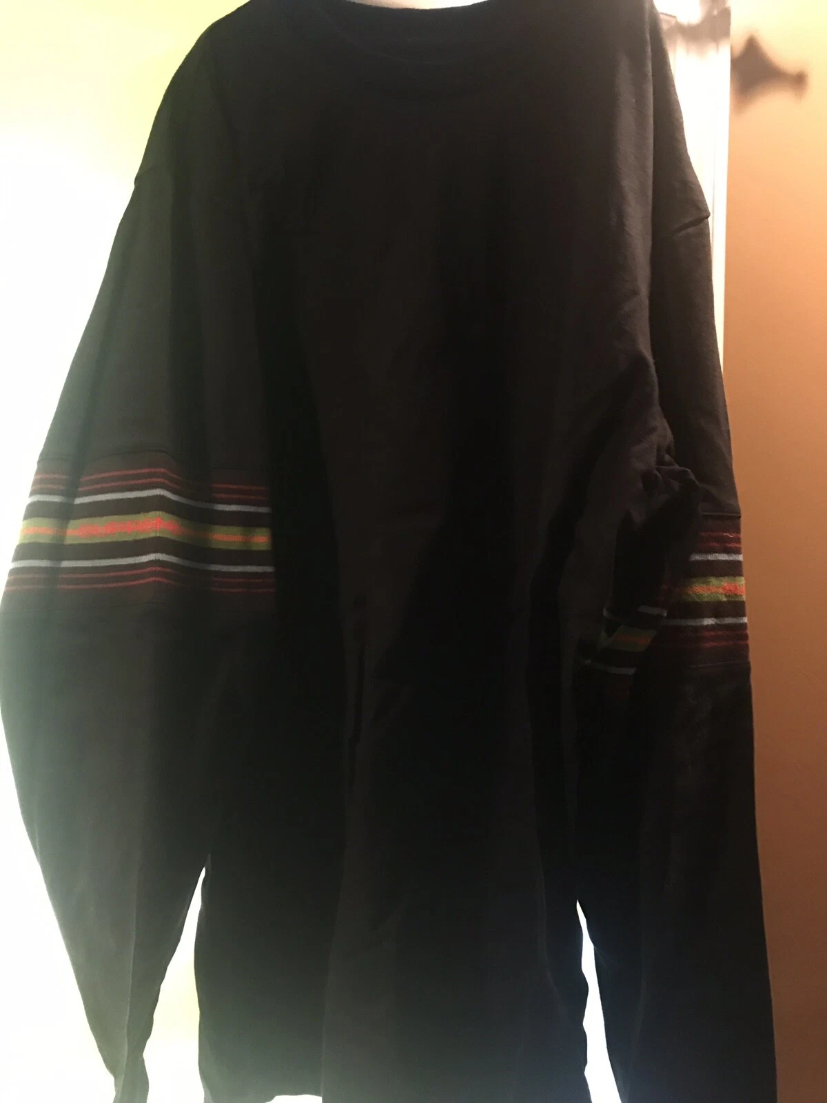 Supreme Sweater Crewneck L Striped Elbow Brand New With Tags