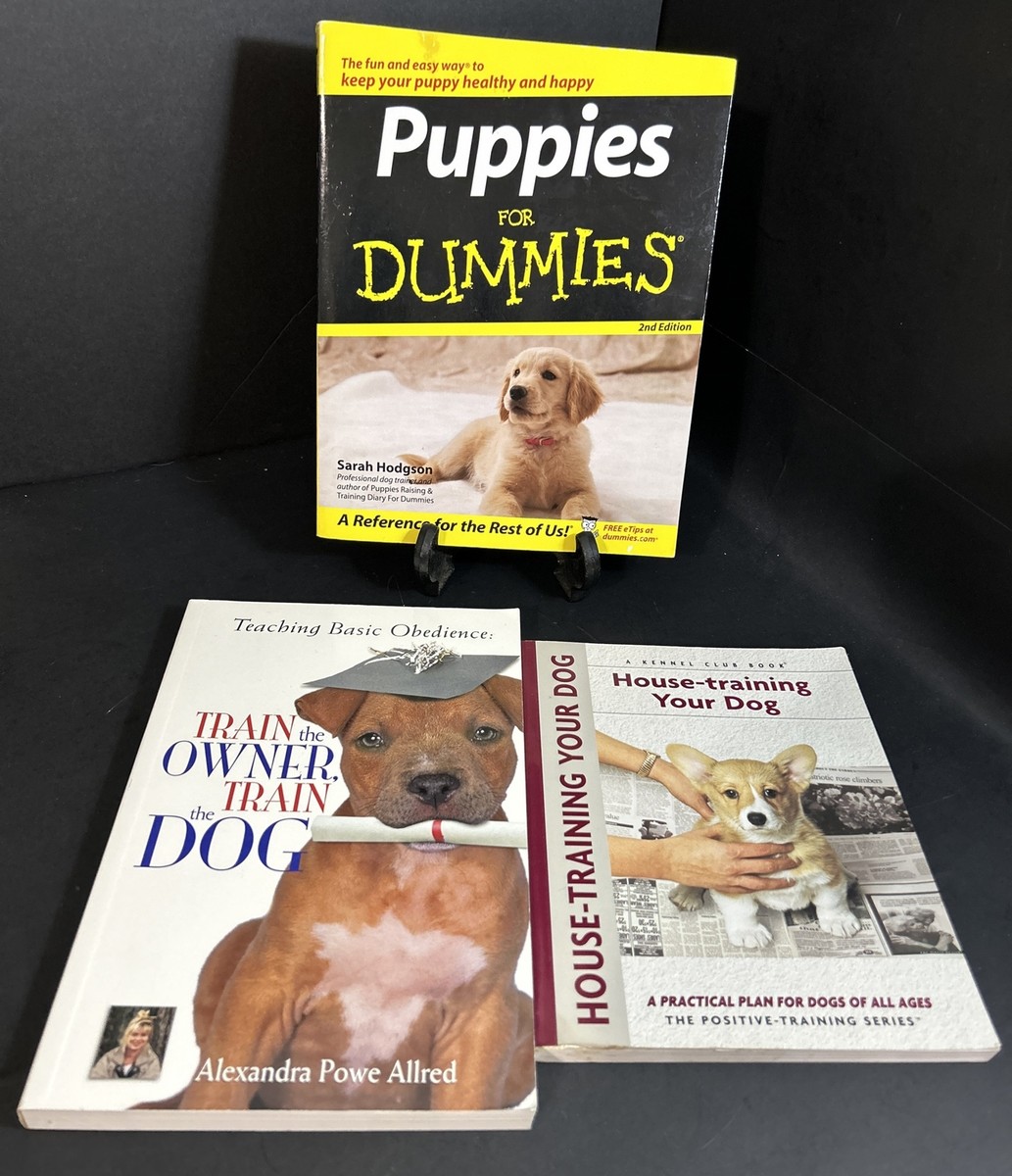 Dog Training Book (LotX4)TRAIN OWNER, TRAIN DOG/Puppies For Dummies/House  Train
