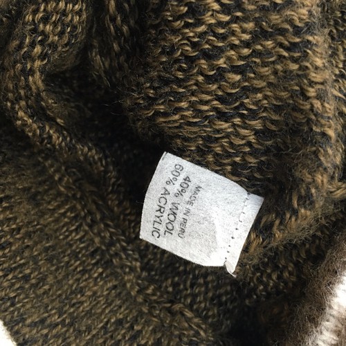 Peruvian Rasta Alpaca Ethnic Native American Wool Sweater Hoodie Made in Peru - 第 52/52 張圖片