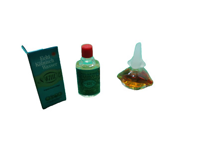 Echt Kolnisch Wasser Dali lips nose shape 1990s perfume NOS miniature w box lot