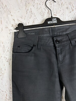 00s Vintage Gucci Waxed Cotton Denim Jeans Size 38 | eBay
