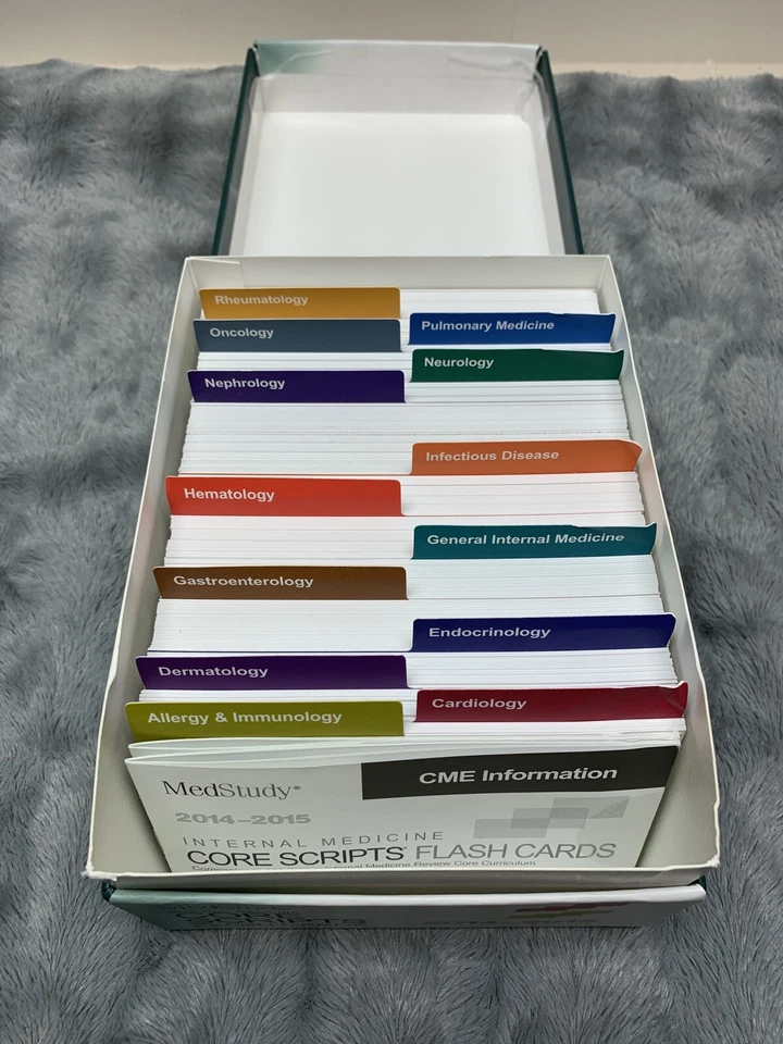 Core Scripts Flash Cards Med Study 2014-15 Edition - Image 2 of 4