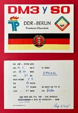DDR QSL AK Funk Karte 1965 Pestalozzi Oberschule BERLIN Weissensee   ( 141764
