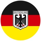 Pin Button - Germany Flag Emblem - 03718 - Size Approx. 5.7 Cm
