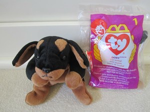 doberman beanie baby