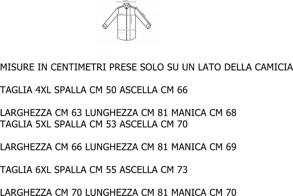 Camicia Uomo Taglie Forti a Manica Lunga Bianca Regular Fit Cotone Elegante 4XL - Immagine 2 di 4