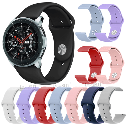 Leather Bracelet Strap Band for Samsung Galaxy Watch 46mm SM-R800 / Watch3 45mm - Picture 3 of 666