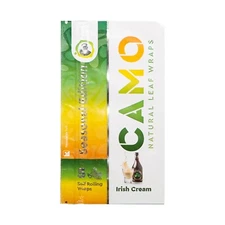 CAMO Wraps - Irish Cream Natural Herbal Wraps, Self-Rolling (5 Wraps!)