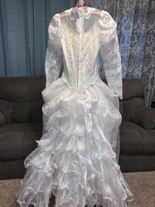 iridescent wedding dress