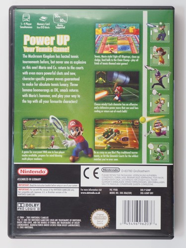 Mario Power Tennis (GameCube Game PAL) VERY GOOD CONDITION - COMPLETE - Picture 2 of 8