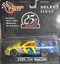 Winners Circle 1999 Dale Earnhard #3 Select Series 25th Anniversary Die-Cast New