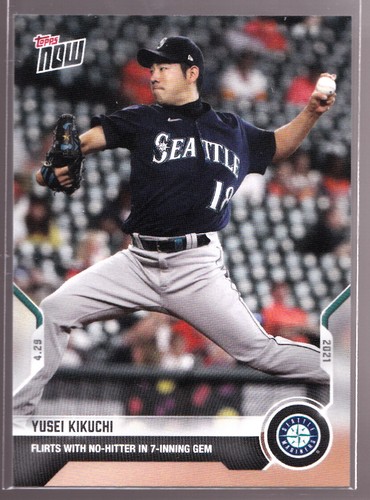 2021 Topps Now 147 Yusei Kikuchi