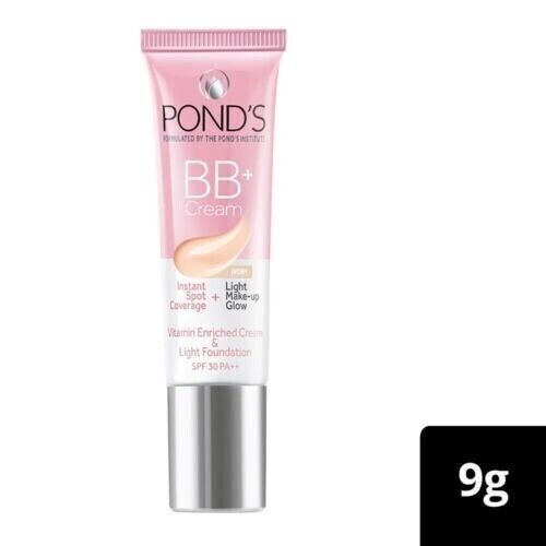 Ponds BB+ Cream Instant Spot Coverage + Light Make-up Glow Ivory -SPF 30++(9g) - Picture 1 of 9