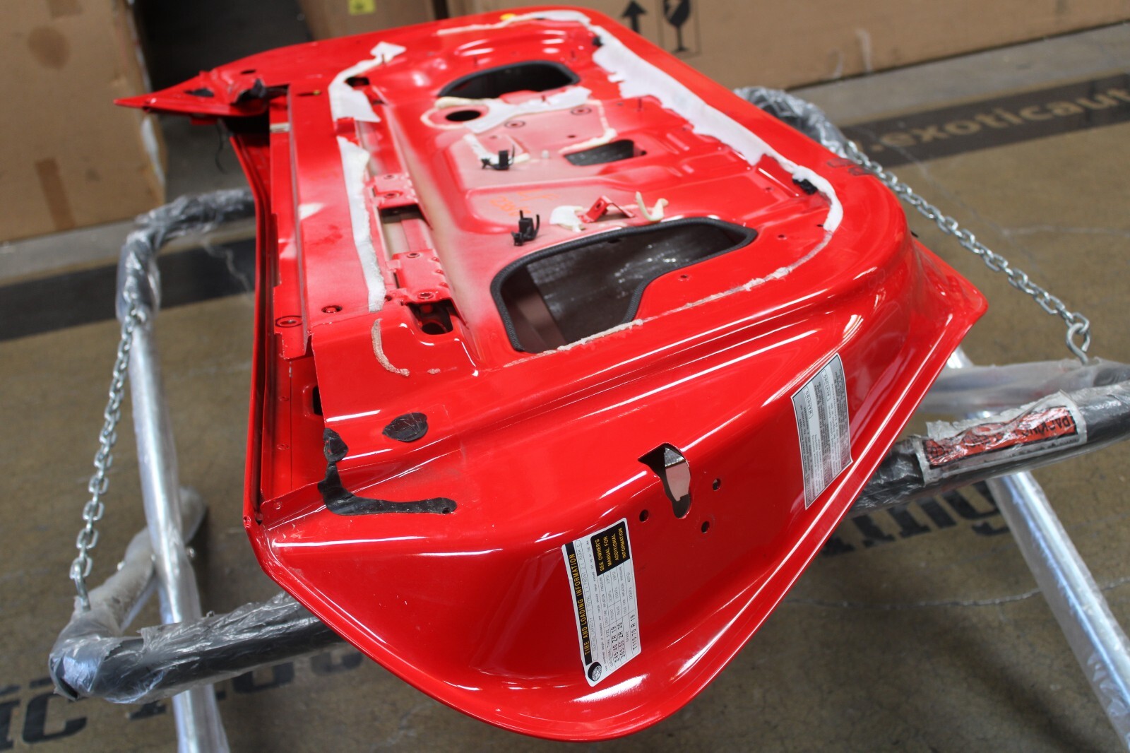 Ferrari 599 GTB, LH, Left, Front Door Shell, Scuffed, Used, P/N 68058511