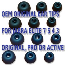 OEM Original Silicone Ear Tips For Jabra Elite 8 7 5 4 3 Active Pro Headphones