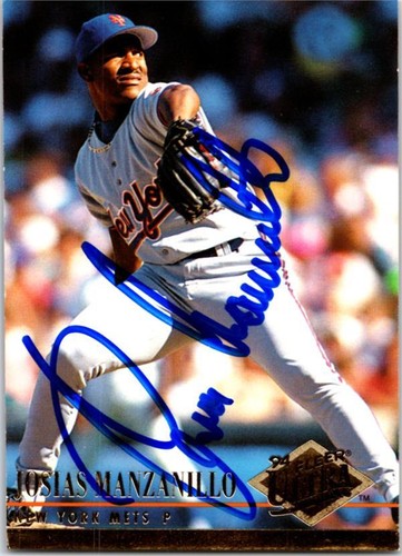 Josias Manzanillo autographed baseball card New York Mets 1994 Fleer Ultra #239 - 第 1/1 張圖片